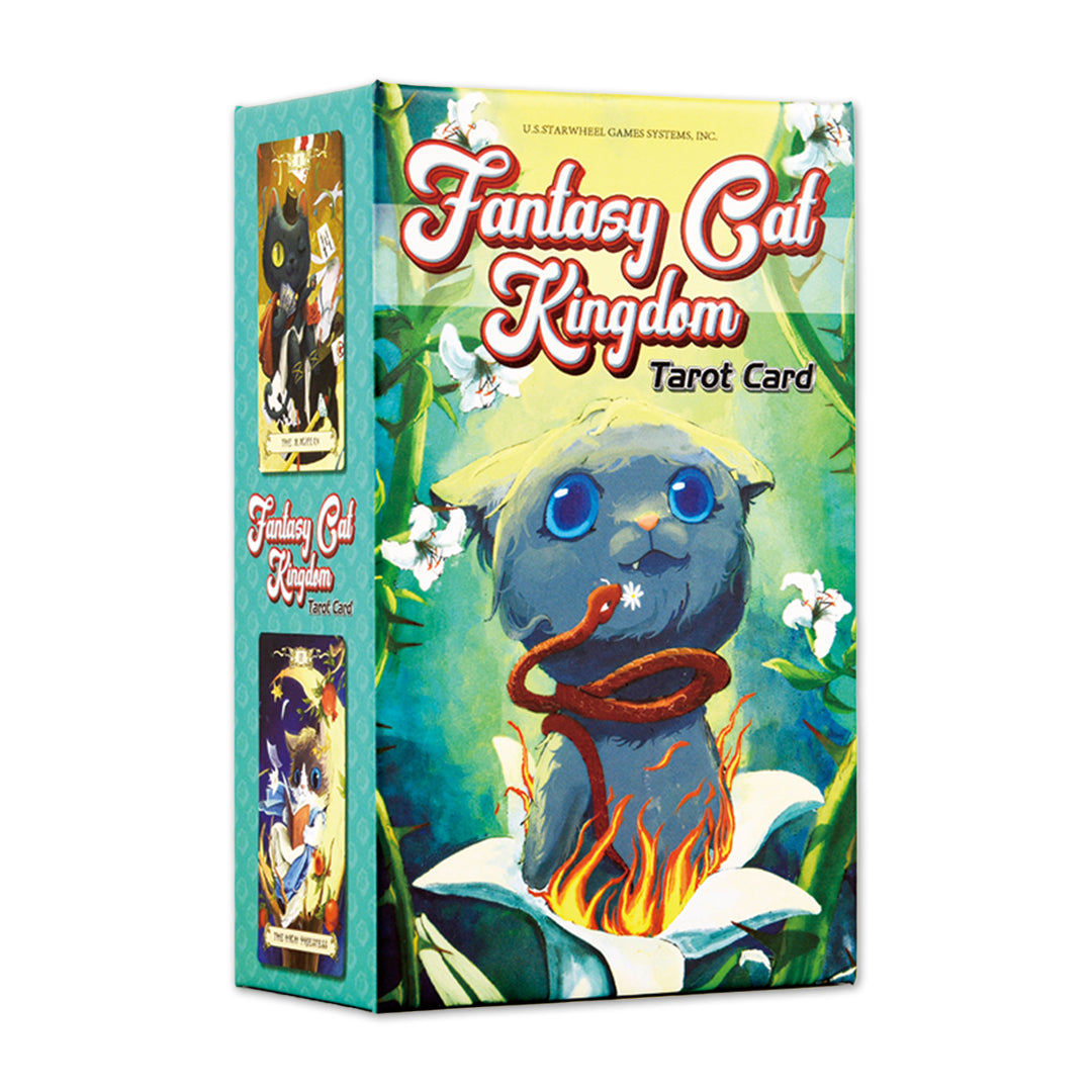 Fantasy Cat Kingdom Tarot Card