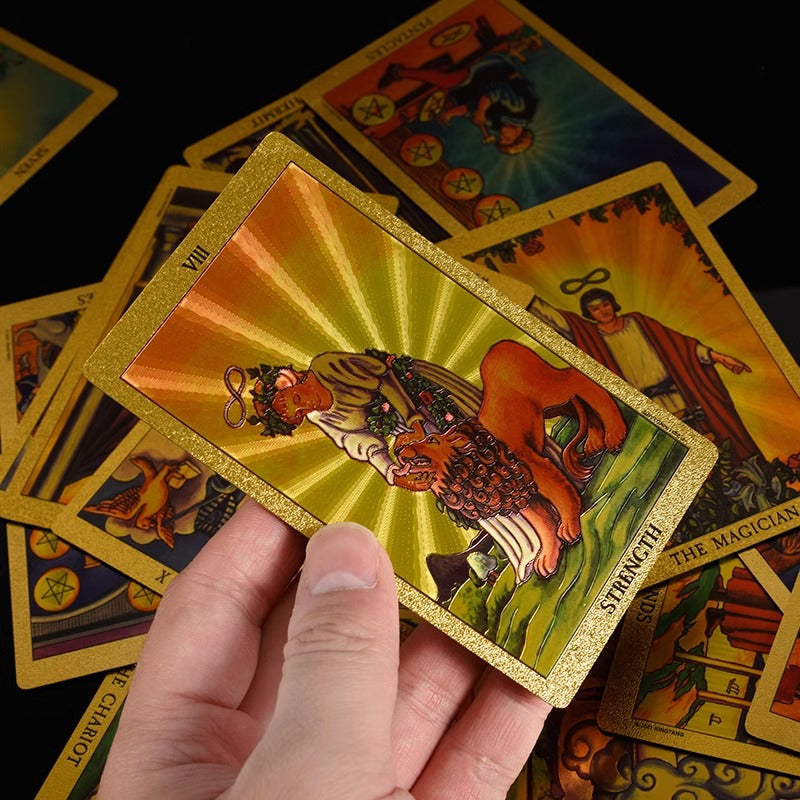 The Golden/Silver Card Waite Tarot Deck