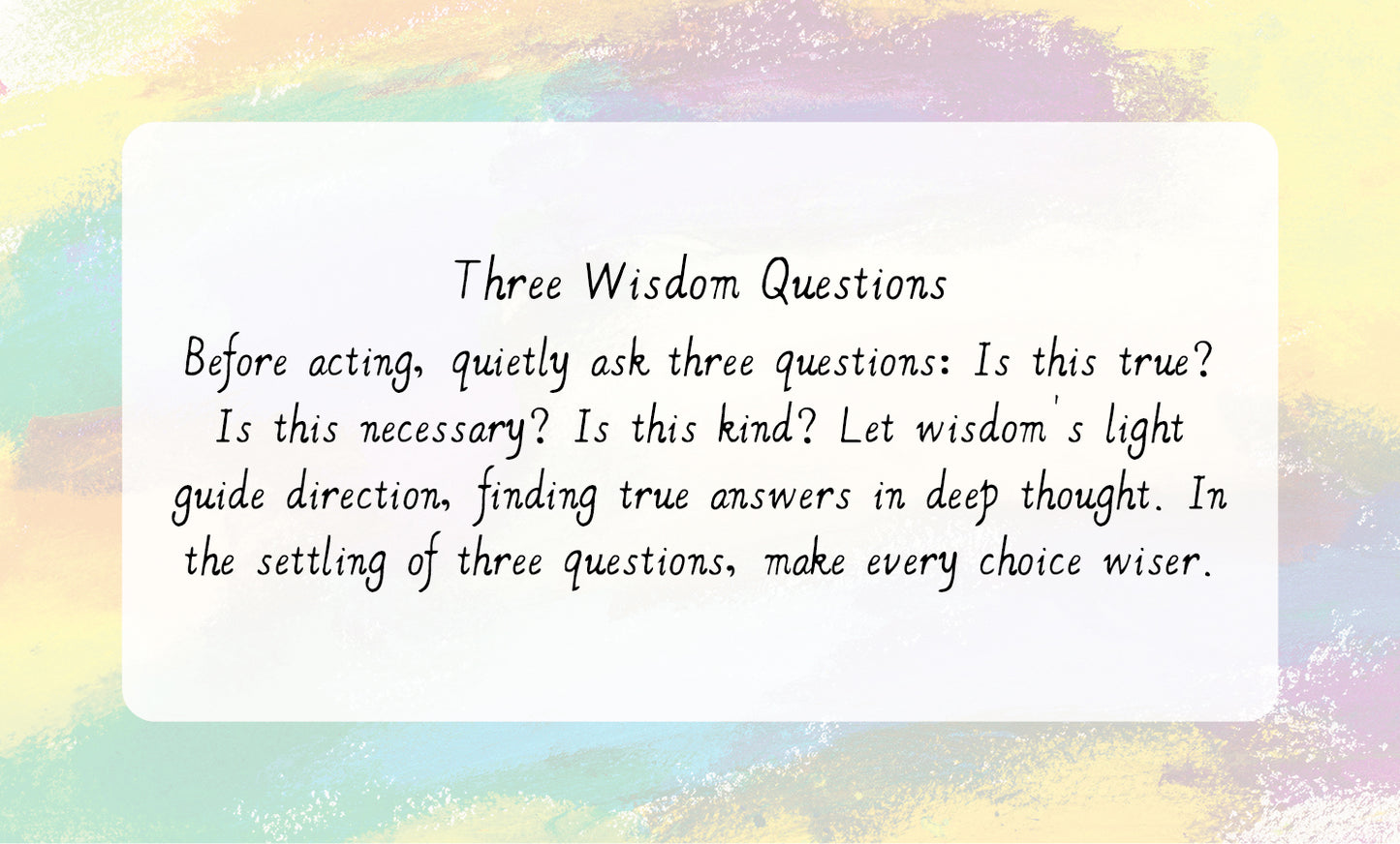 The cards antianxiety