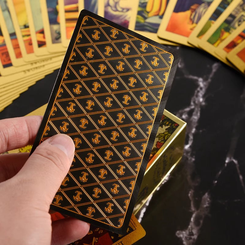 The Golden/Silver Card Waite Tarot Deck