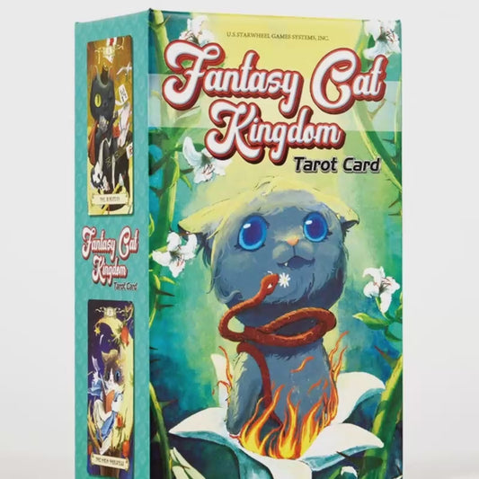 Fantasy Cat Kingdom Tarot Card